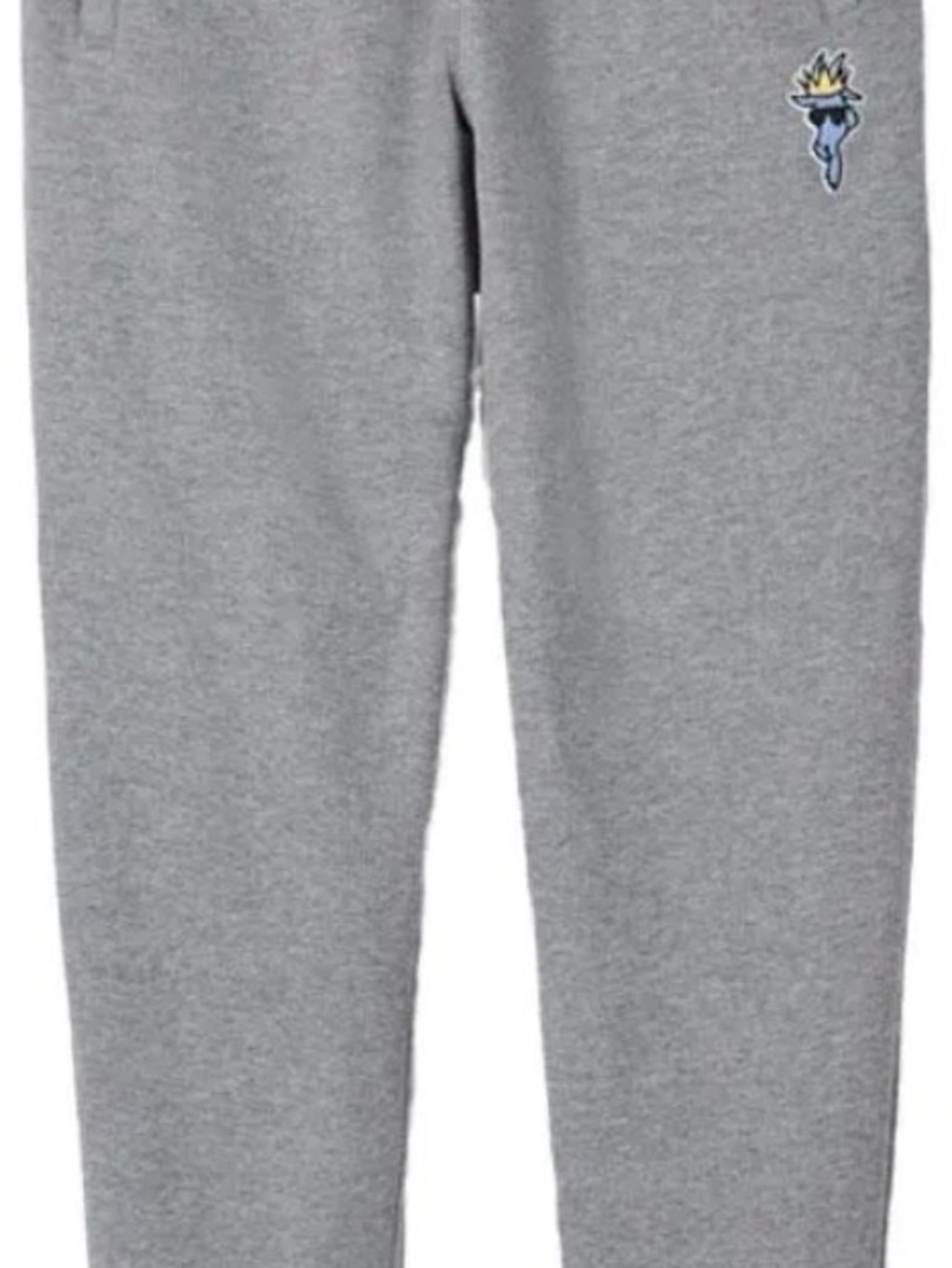 GOAT USA Gray Sweatpants Youth L / Adult Small Joggers Logo Athletic Minor Wear